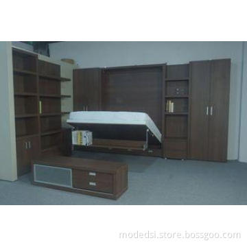 Manufactorer Upholstered Furniture Murphy Wall Bed With Boo